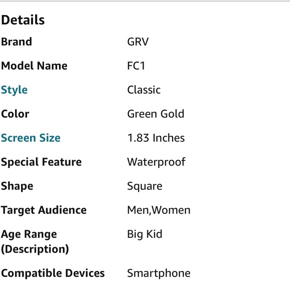 GRV smartwatch, used - good condition - Picture 4 of 5